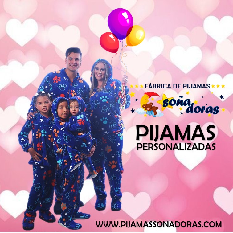 Pijamas Soñadoras, fabrica pijamas personalizadas Bogotá, Colombia.